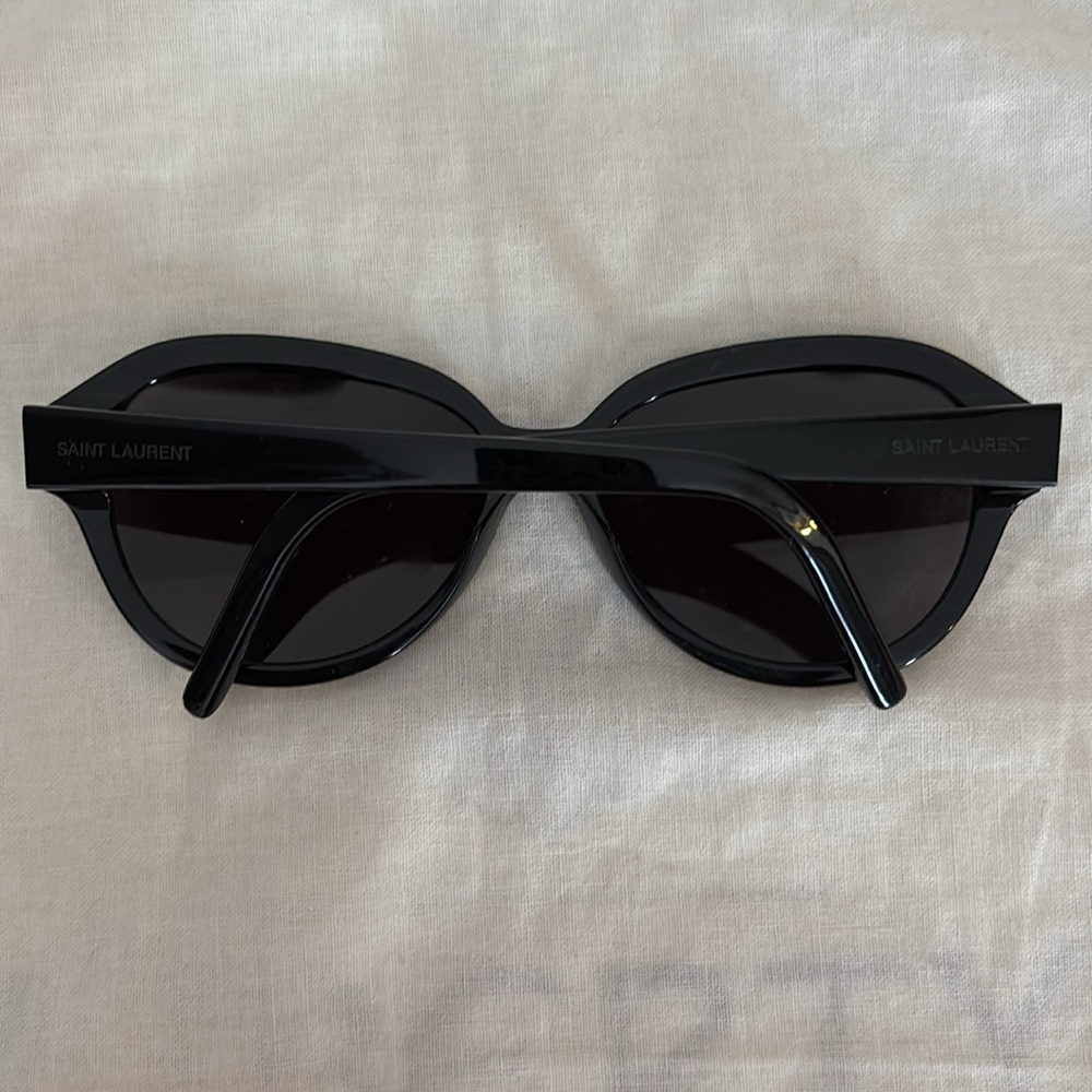 SAINT LAURENT (YSL) ROUND-FRAME ACETATE SUNGLASSES SL400-001 - Picture 8 of 9